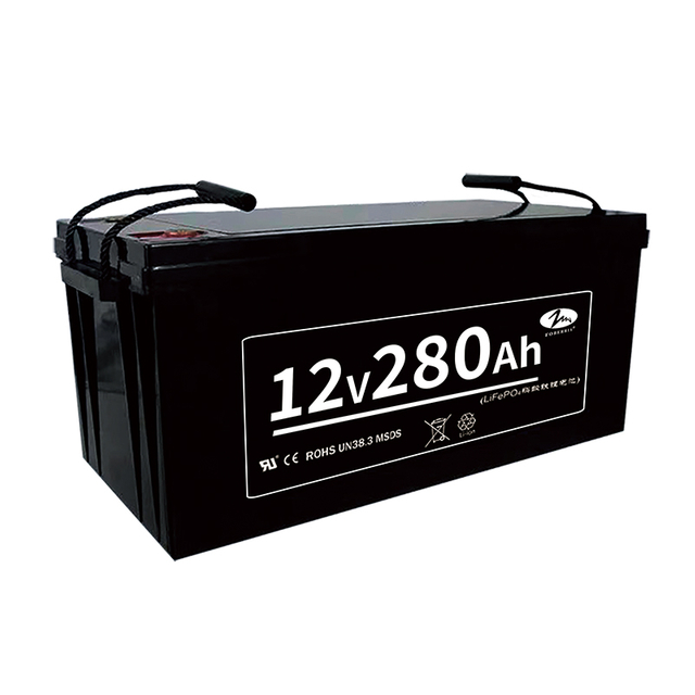 12V280AH LiFePO4 电池深循环电池 250A BMS，锂离子磷酸铁电池 3584wh 能源，离网太阳能系统，家庭备用，UPS