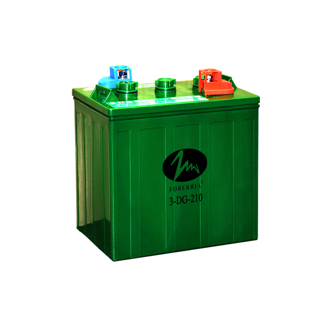 3-DG-210 EV 电池 6V210ah 深循环重型 AGM 电动车高尔夫球车电池 210ah