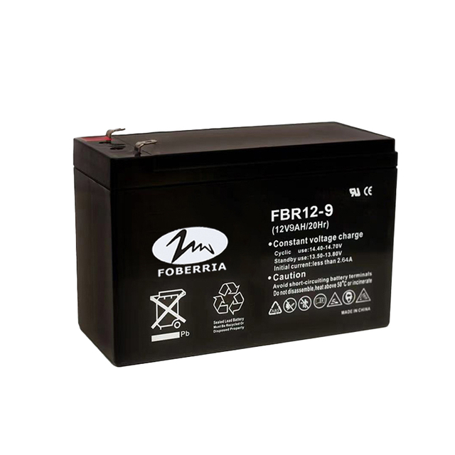 F2 端子 12V9Ah 密封鉛酸 (Sla) 可充電免維護電池 UPS