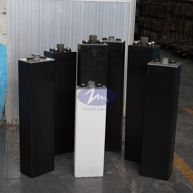  白色坦克電池 BS 標準叉車牽引 2V PzB 電池