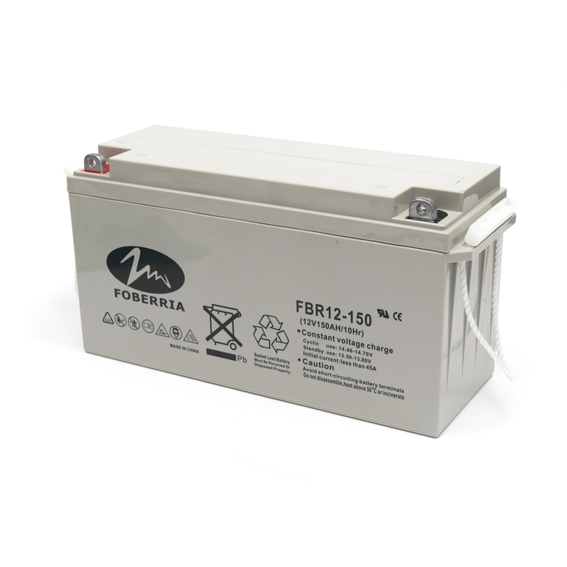 12V150AH 太阳能风力发电系统深循环可充电胶体电池