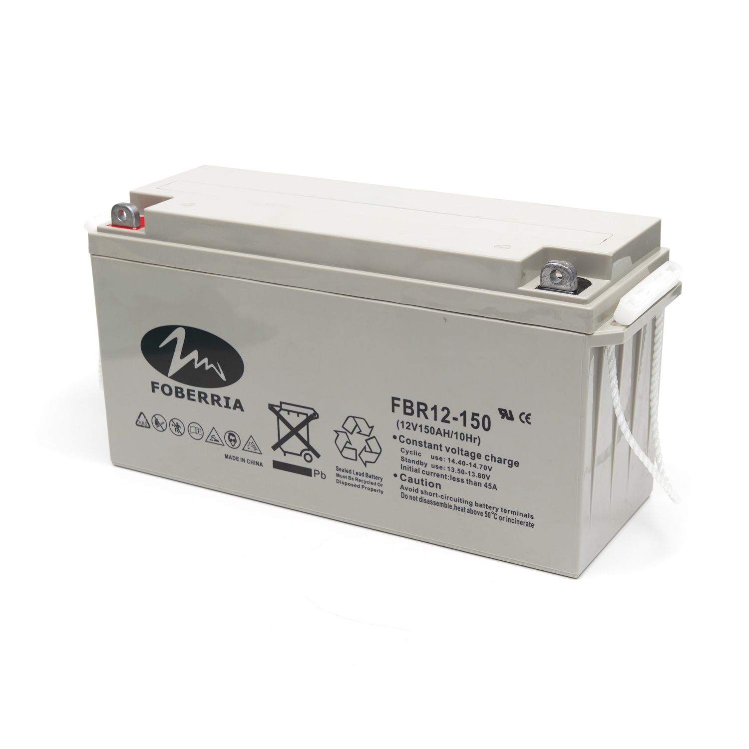 12V150AH 太阳能风力发电系统深循环可充电胶体电池